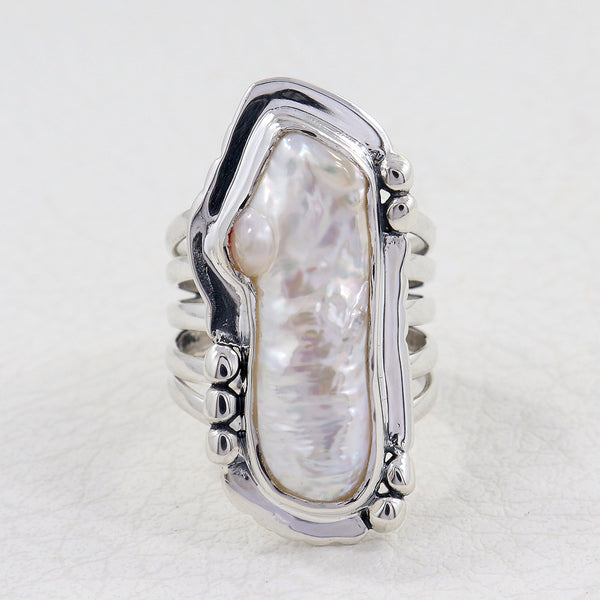 Fresh Water Pearl Silver Ring