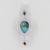 925 Silver Turquoise Oyster Jasper Pendant