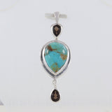 925 Silver Turquoise Oyster Jasper Pendant