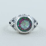 Mystic Quartz Sterling Silver Ring