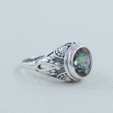 Mystic Quartz Sterling Silver Ring