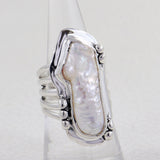 Fresh Water Pearl Sterling Silver Handmade Ring