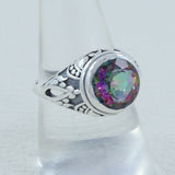 Mystic Quartz Sterling Silver Ring