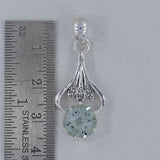 925 Sterling Silver Crystal Pendant