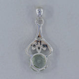 925 Sterling Silver Crystal Pendant