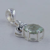 925 Sterling Silver Crystal Pendant