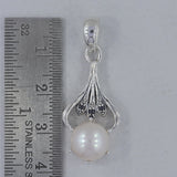 925 Sterling Silver Crystal Pendant