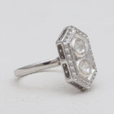 925 Sterling Silver Uncut Diamond Rings
