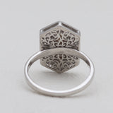 925 Sterling Silver Uncut Diamond Rings