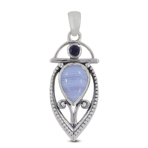 925 Sterling Silver Kyanite Pendants