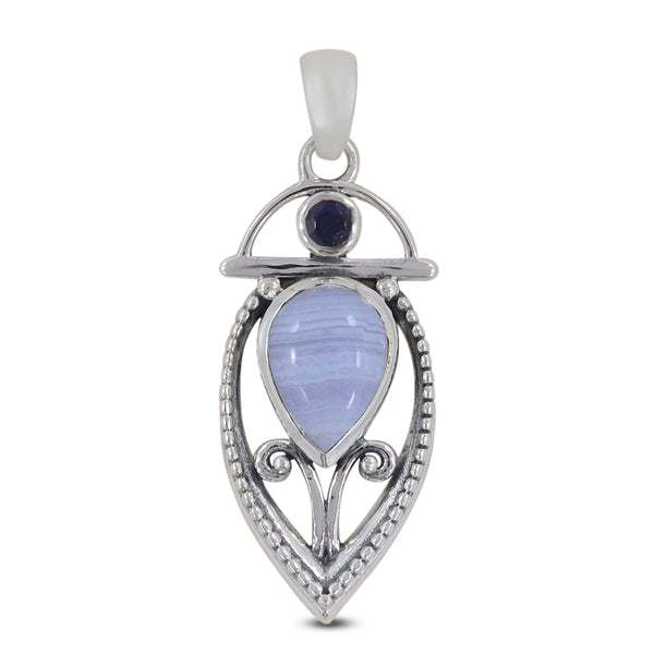 925 Sterling Silver Kyanite Pendants