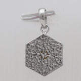 Uncut Diamond Silver Designer Pendants
