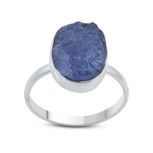 Tanzanite Silver Ring