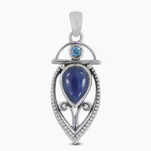 925 Sterling Silver Kyanite Pendants