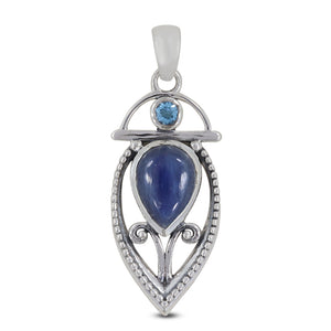 925 Sterling Silver Kyanite Pendants