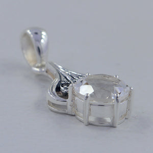 925 Sterling Silver Crystal Pendants