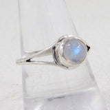 Natural Blue Larimar Gemstone 925 Silver Ring