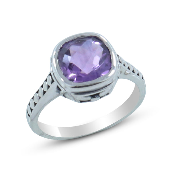Amethyst  Silver Ring