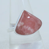 Rhodochrosite Silver Ring