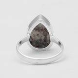 Raw Astrophyllite Gemstone Silver Rings