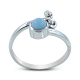 Larimar Silver Ring Jewelry