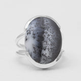 Mustard Jasper Silver Rings