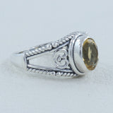 Citrine Silver Ring