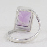 Amethyst Silver Ring