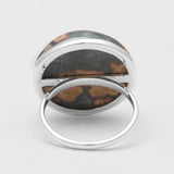 Peanut Wood Jasper Silver Rings
