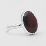 925 Sterling Silver Tiger Eye Rings