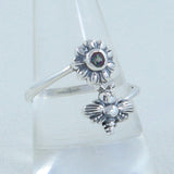 Gorgeous Colorful Mystic Quartz Gemstone 925 Sterling Silver Ring