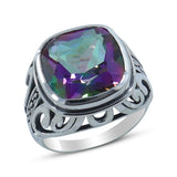 Mystic Quartz  Silver Ring