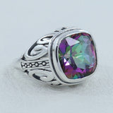 Mystic Quartz  Silver Ring