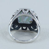 Mystic Quartz  Silver Ring