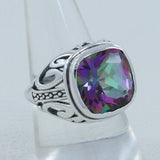 Mystic Quartz  Silver Ring