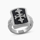 Stingray Leather Silver Rings