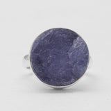Raw Tanzanite Silver Rings