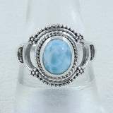 Larimar Silver Ring