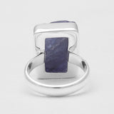 Raw Tanzanite Silver Rings
