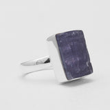 Raw Tanzanite Silver Rings