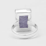 Raw Tanzanite Silver Rings