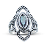 Mystic Quartz Silver Ring