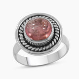 925 Silver Tiger Eye Rings