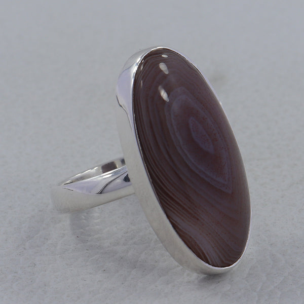 925 Silver Botswana Agate Rings