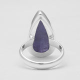 Raw Tanzanite Silver Rings