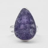 Raw Tanzanite Silver Rings
