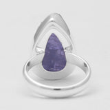 Raw Tanzanite Silver Rings