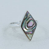 Abalone Shell 925 Sterling Silver Rings