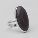 925 Silver Botswana Agate Rings