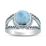 Larimar  Silver Ring